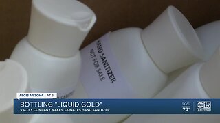 Valley company makes, donates hand sanitizer