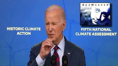 Joe Biden Struggles Reading Climate Change Narrative On Giant Teleprompter