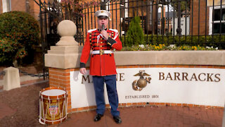 Little Drummer Boy sung by MGySgt Kevin Bennear, U.S. Marine Band