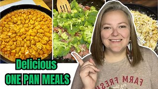 Easy & Delicious One Pan Meals || Budget Friendly & Less Dirty Dishes