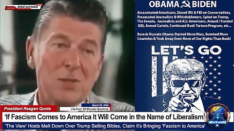 Reagan: ‘If Fascism Ever Comes to America, It Will Come in the Name of Liberalism’