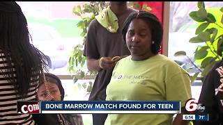 Teen's bone marrow match found after seven years of searching