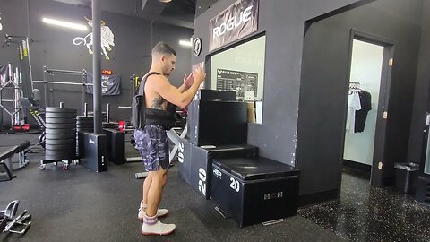 Weighted Box Jumps (Weight Vest & or Ankle Weights)