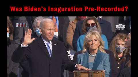 Was Joe Biden's Inauguration Pre-Recorded? You Decide.