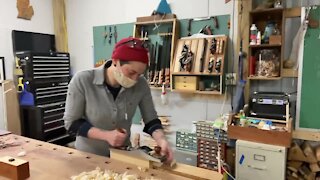 Woodworking helped Holt woman heal. Now, she wants to teach others.