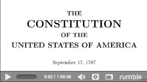 The Constitution of the United States - reading