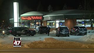Police investigating armed robbery at video store
