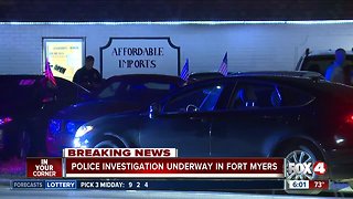 Police investigating car dealership in Fort Myers