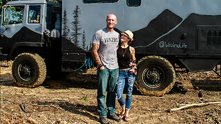 Couple Transform Military Truck Into Dream Mobile Home