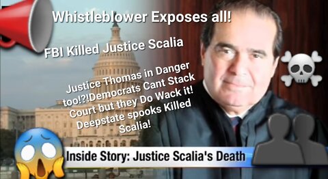 👨‍⚖️ Justice Thomas in Danger!?!Democrats Cant Stack but they Do Wack it! Deepstate Killed Scalia!