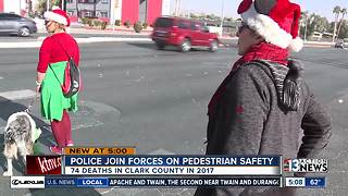 Effort to prevent pedestrian deaths