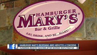 Hamburger Mary's worker tests positive for Hepatitis A; customers urged to get vaccinated