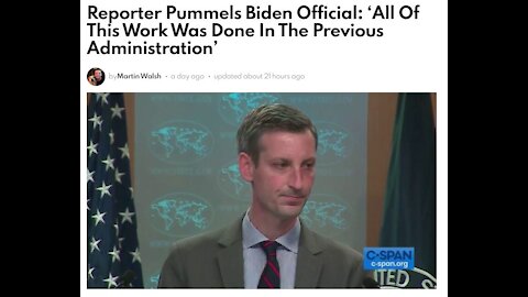 Watch As A MSM AP Reporter Pummels A Biden Official