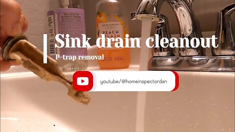 GROSS! The gunk that most sink drains have build up in them. Here is how to clean them.