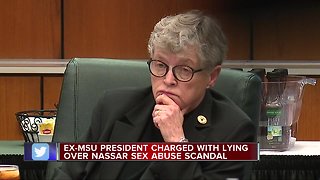 Fmr. MSU President Lou Anna Simon charged with lying to police in Nassar investigation