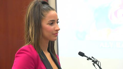 Olympic gymnast Aly Raisman speaks at Larry Nassar sentencing