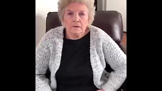 WATCH: Elderly woman vents her anger over coronavirus panic buying (tpB)