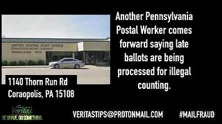 2020 Election; MASSIVE Fraud - Documentation Pennsylvania Election Whistleblower