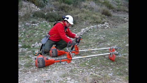 Husqvarna 555 FRM brush cutter FULL review