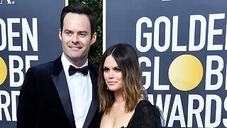 Bill Hader And Rachel Bilson Showoff Relationship At Golden Globes