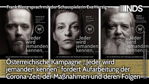 Kampagne mit Eva Herzig „Jeder wird jemanden kennen“ fordert Aufarbeitung d. Corona-Maßnahmen&Folgen