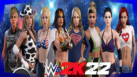 The 4th Of July 2023 Special! - WWE 2K22: 8 Woman Battle Royal [60 FPS PC]