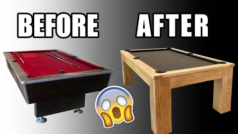 Amazing Modern Pool Table Makeover 🎱