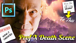 X-Men: The Last Stand - Phoenix Finishes Professor X | Photoshop Recreation