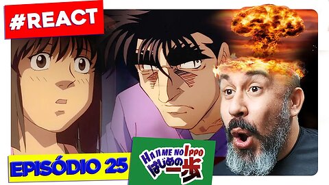 MINHA C4BEÇA EXPL0DIU! 🤯🤯! | React Hajime no Ippo Episódio 25