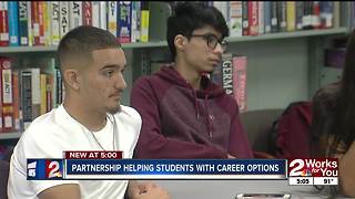 Partnership helping students with career options