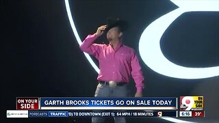 Tickets to Garth Brooks at PBS on sale Friday