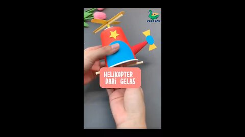 Helicopter DIY Craft ll #shots #shotsfeed #nurserycraft #helicopter #diycrafts #creatorcraft