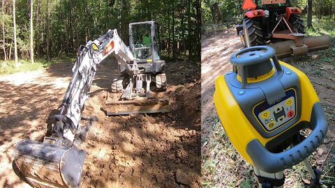 Building Wildlife Pond, aka 'deer watering hole,' Core trench & dam, PART 1 of 2