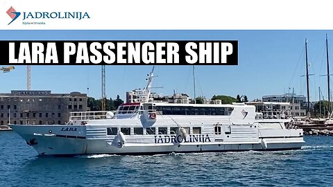 Passenger ship LARA | Zadar & Preko, Croatia 2023 [Jadrolinija] #ship #jadrolinija