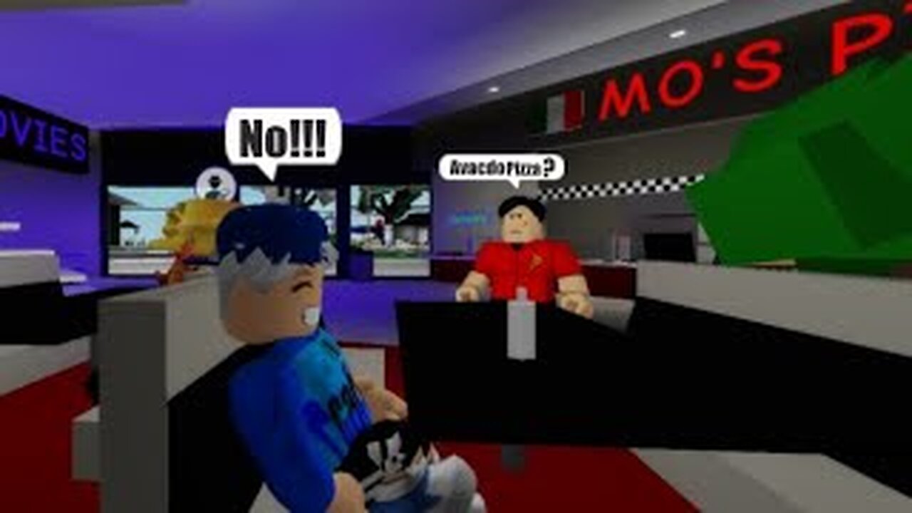 ROBLOX Brookhaven 🏡RP Funny Moments / MEMES (Pizza)