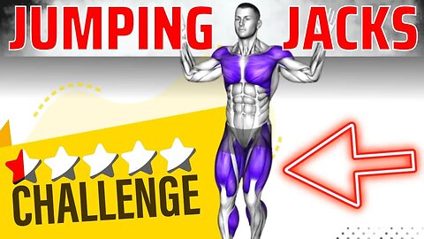 Which Level Can You Go? JUMPING JACKS CHALLENGE🥇💦 how to do jumping jacks!