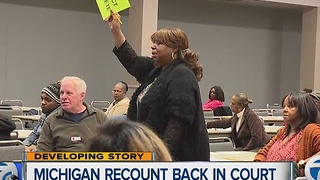 Federal judge to rule on Michigan recount
