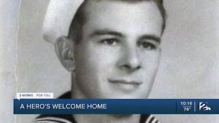 A hero's welcome home