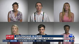 New commercials offer text line for Coloradans in crisis