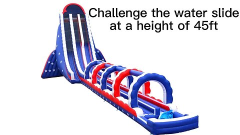 Challenge the 45ft height water slide #inflatable manufacturer #factoryslide #castle #inflatable