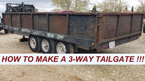 How to build a dump trailer Part I