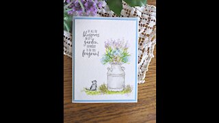 Use The Dry Brush Technique To Create Beautiful Cards