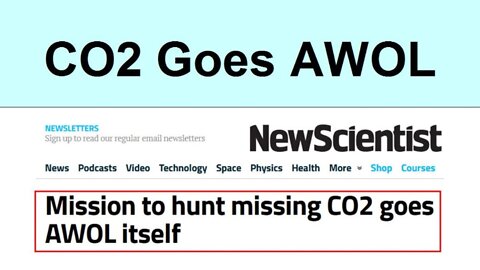 CO2 Goes AWOL