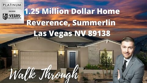 Walk through a 1.25 million Dollar home in Las Vegas NV 89138