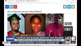 Freddie Gray Facebook ad linked to Russia released