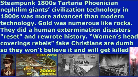 Modern tech cannot match 1800s Tartaria Phoenician nephilim giants civilization technology buildings