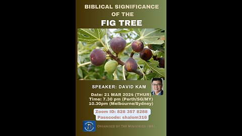 Biblical Significance of the fig tree, figs and fig leaves.
