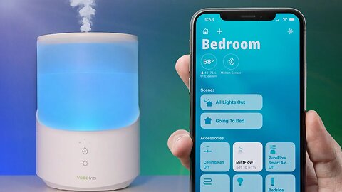 A "SMART" Humidifier? 🍃 The Vocolinc Mistflow Review - Works with HomeKit!