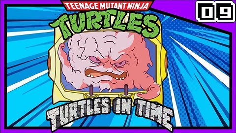 Krang - TMNT - Turtles in Time - HARD - COOP Snes - PT 09