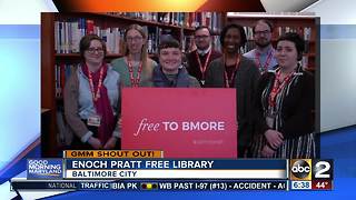 Good morning from the Enoch Pratt Free Library!